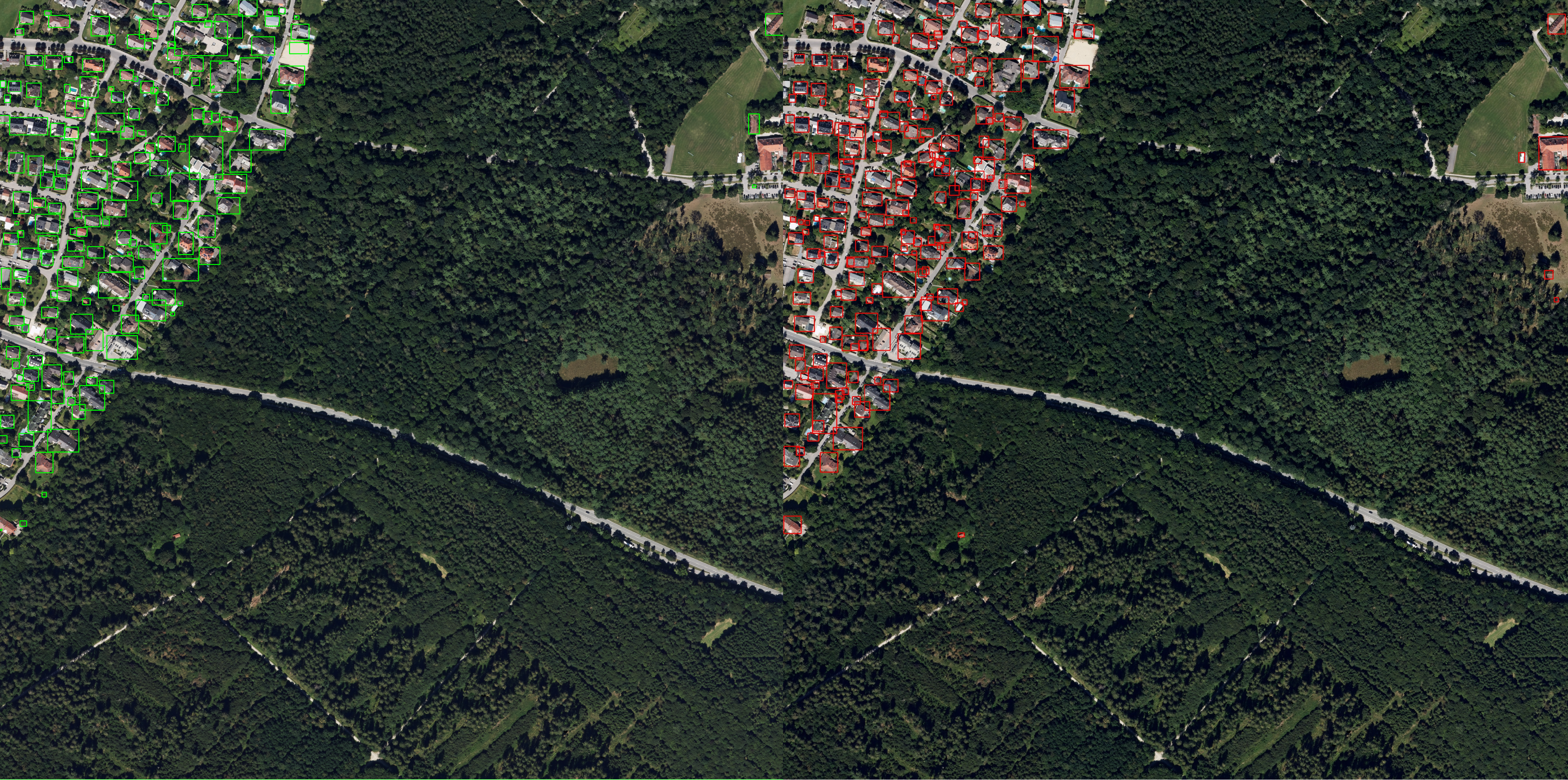 Aerial Building Detection Result